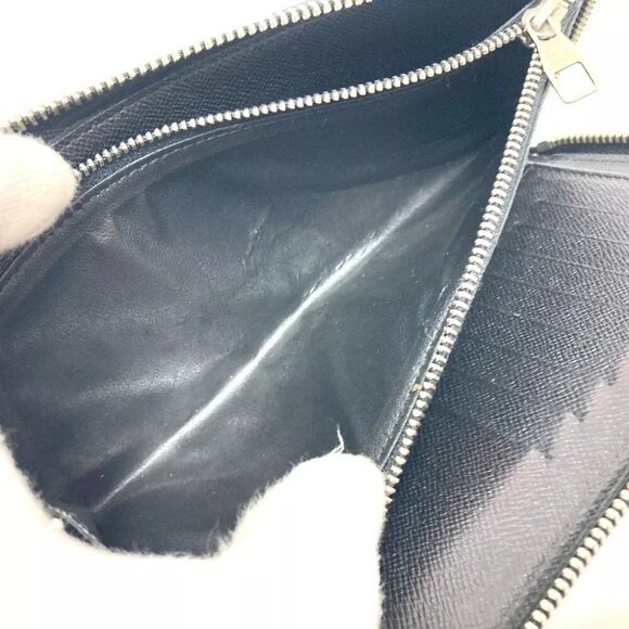 LOUIS VUITTON N63095 Zippy Wallet-Vertical Long Wallet Black/SilverHardware - Picture 5 of 16